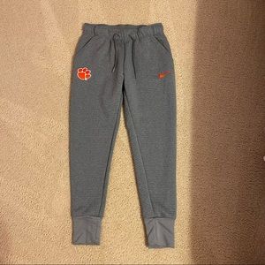NIKE Clemson Gray High Waisted Joggers
